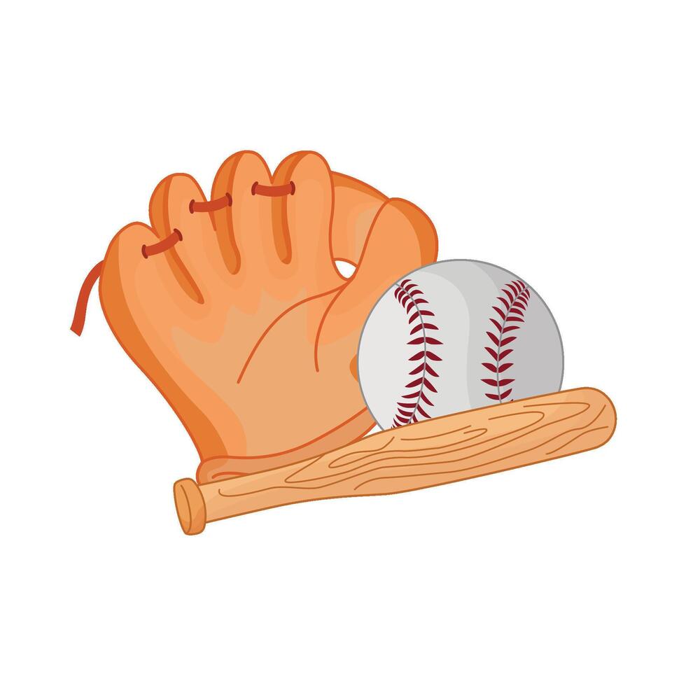 illustration of baseball glove vector