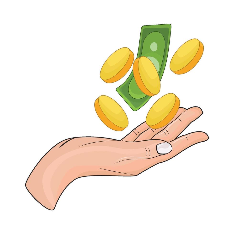 illustration of donation vector