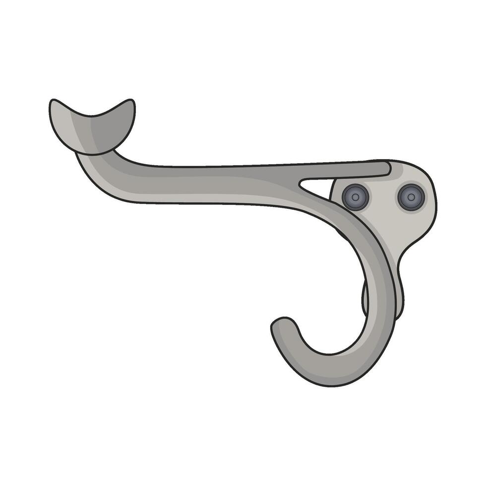 illustration of wall hook vector