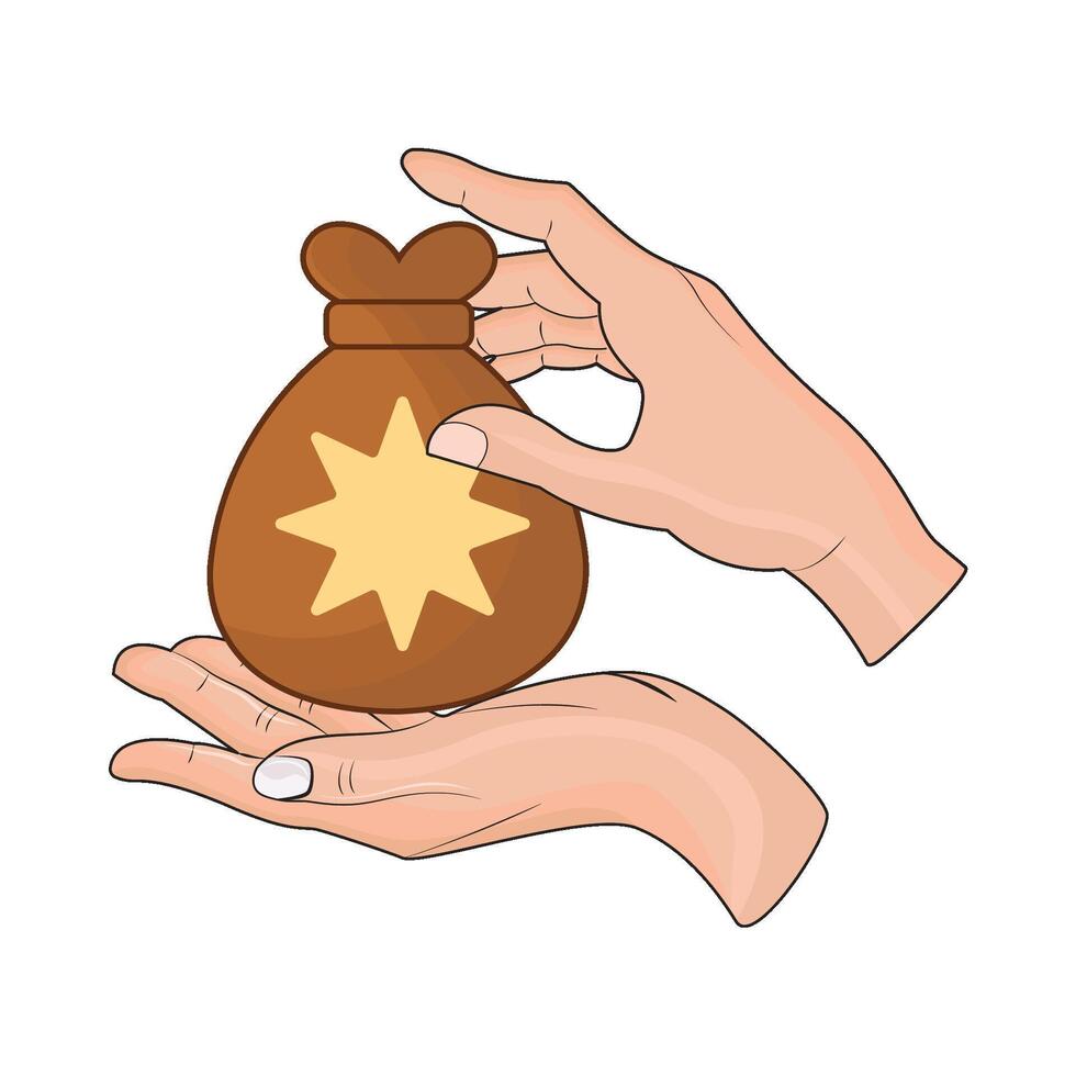 illustration of zakat vector
