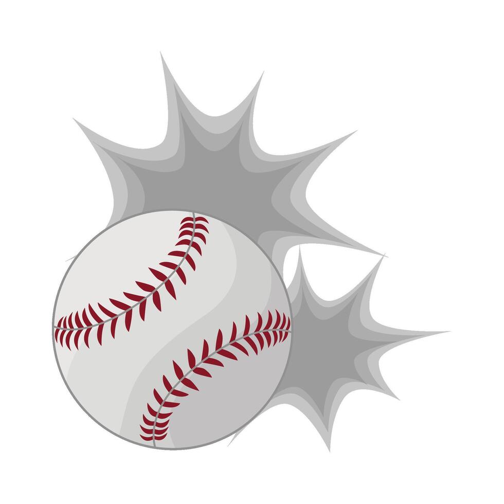 illustration of baseball ball vector