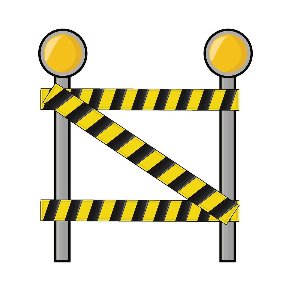 illustration of danger line vector