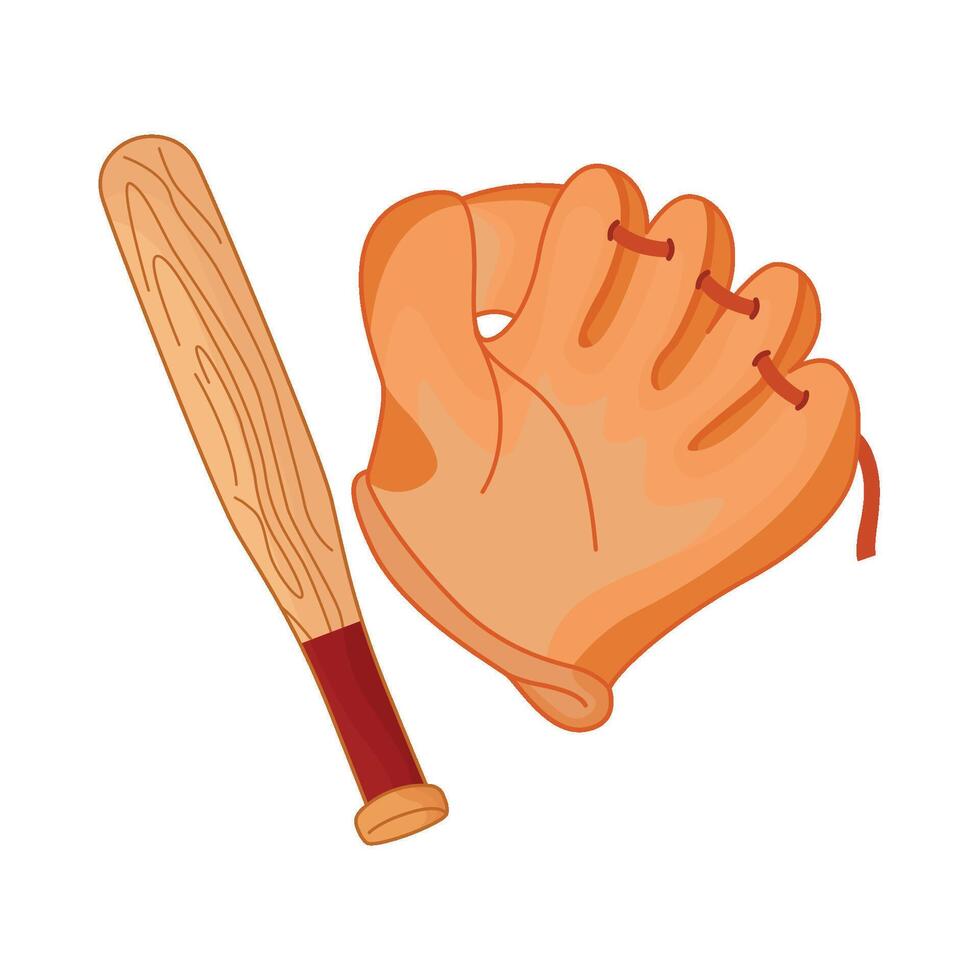 illustration of baseball glove vector