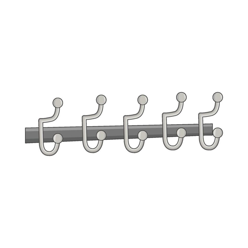 illustration of wall hook vector