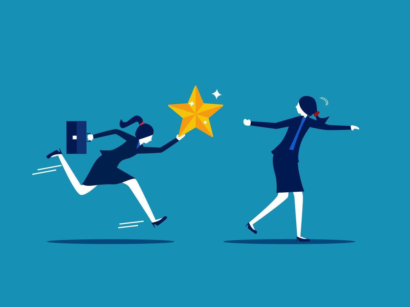 Forward business success vector
