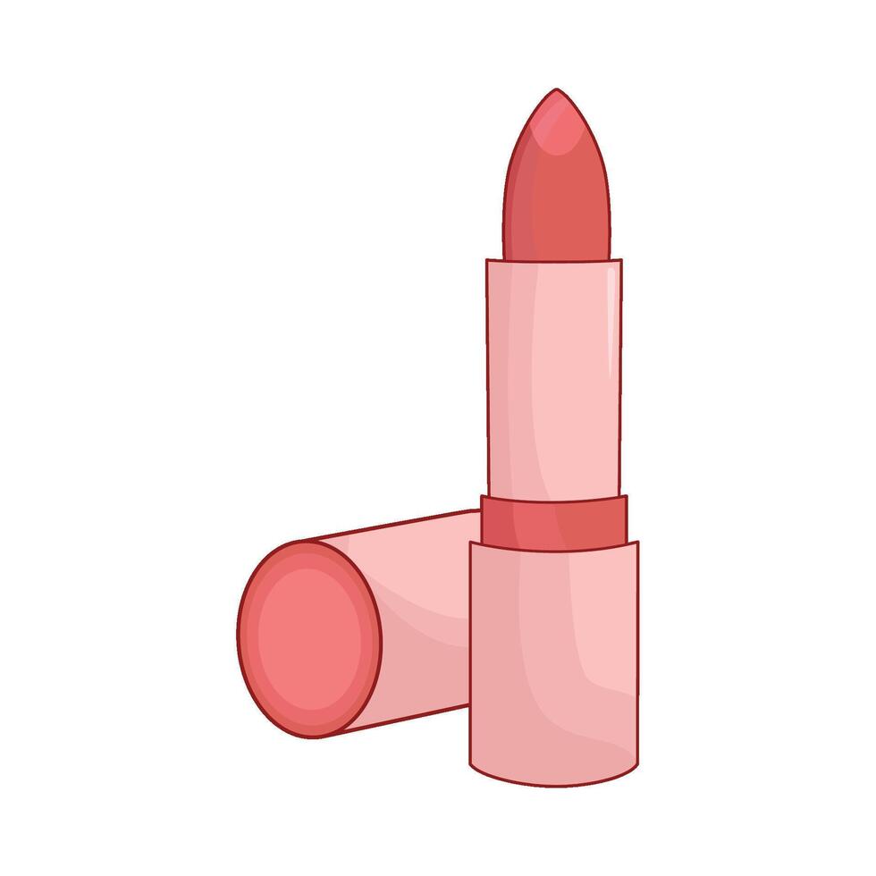 ilustración de lápiz labial vector