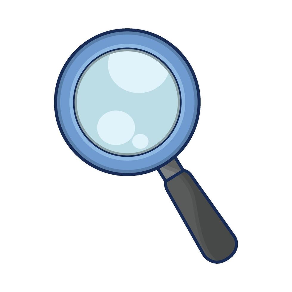 illustration of magnifying glass vector