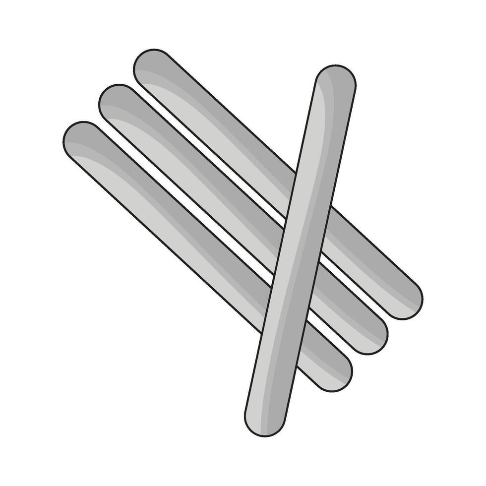 illustration of glue gun stick vector