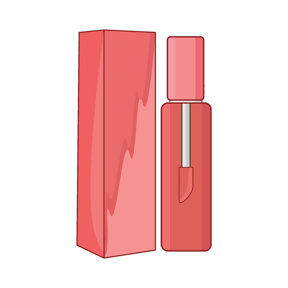 ilustración de líquido lápiz labial vector