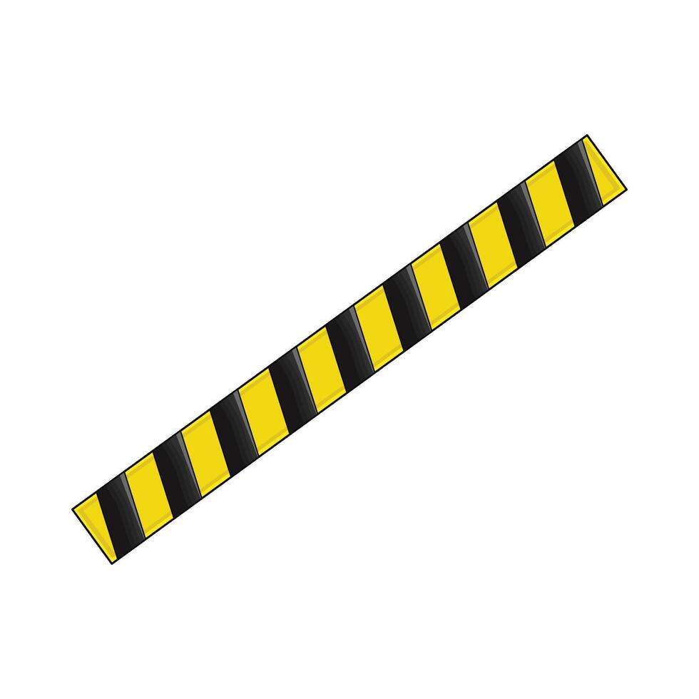 illustration of danger line vector