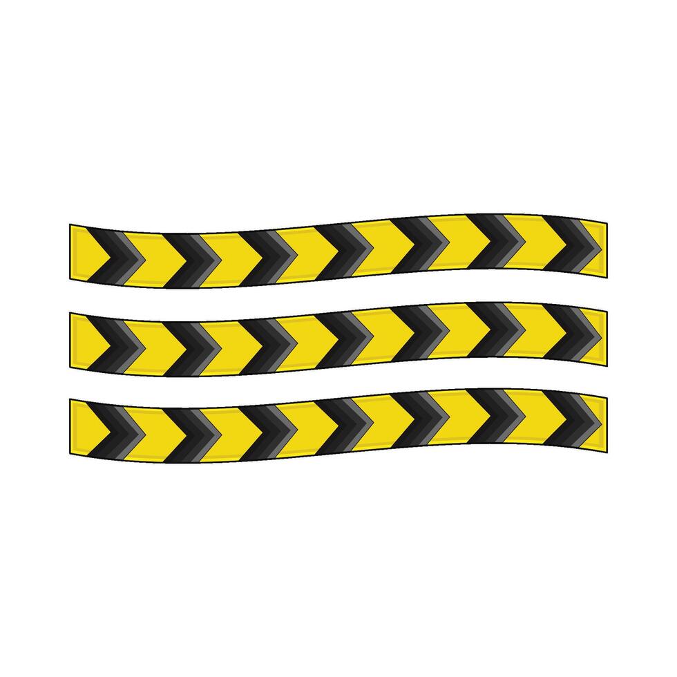 illustration of danger line vector