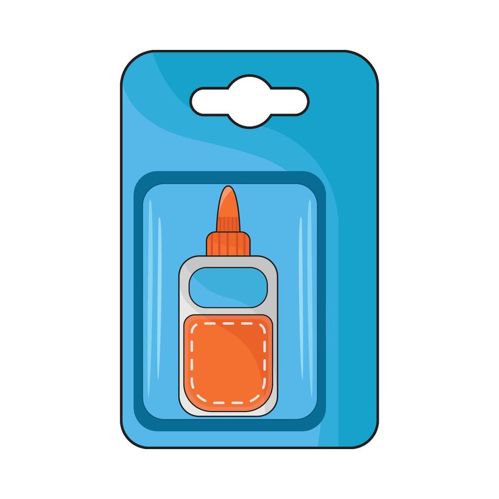 illustration of glue package vector