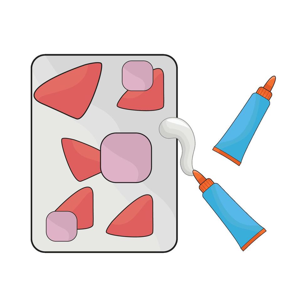illustration of glue vector