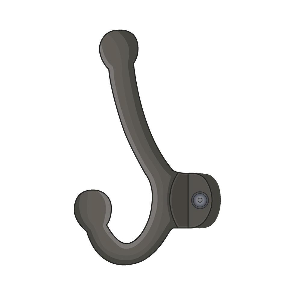 illustration of wall hook vector