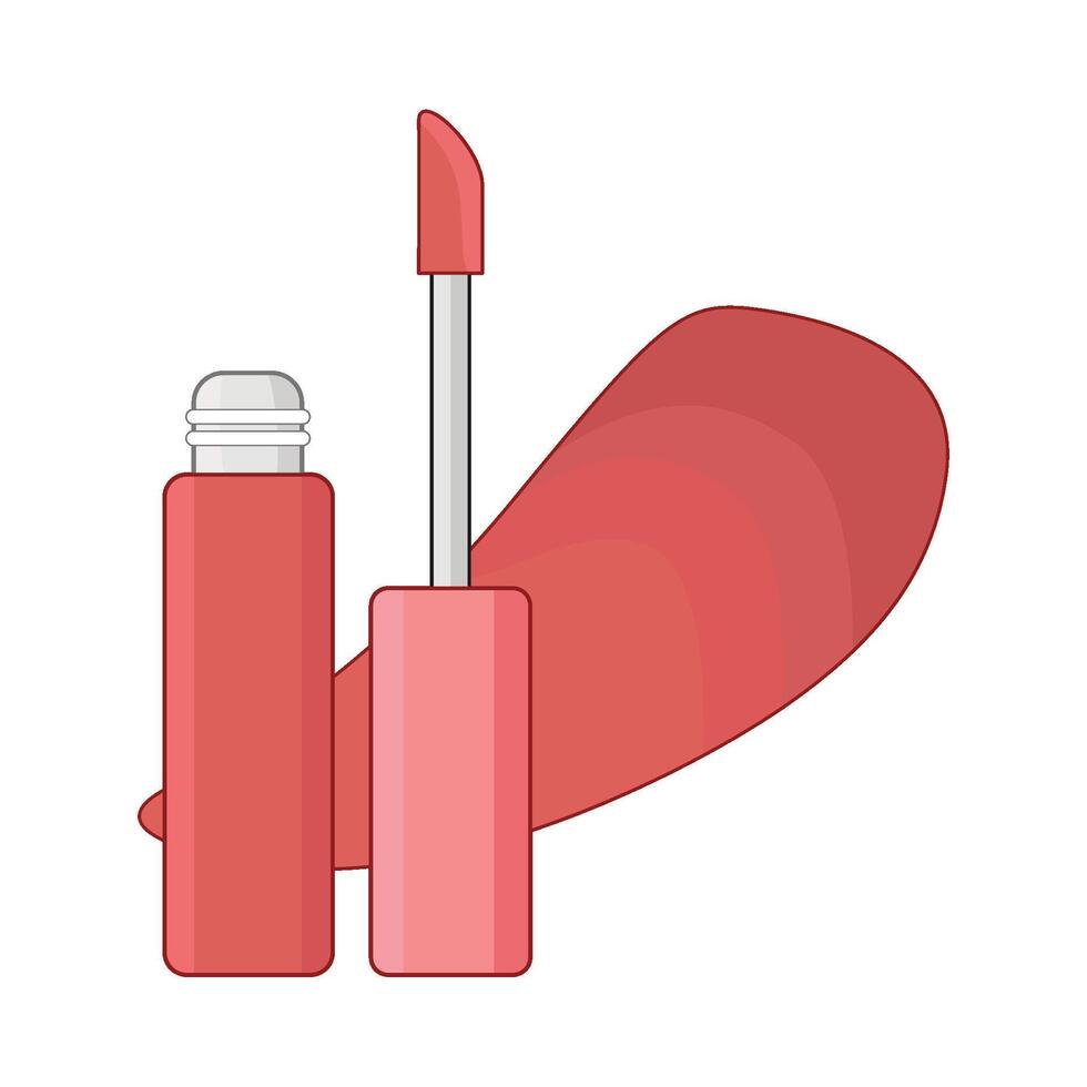 ilustración de líquido lápiz labial vector