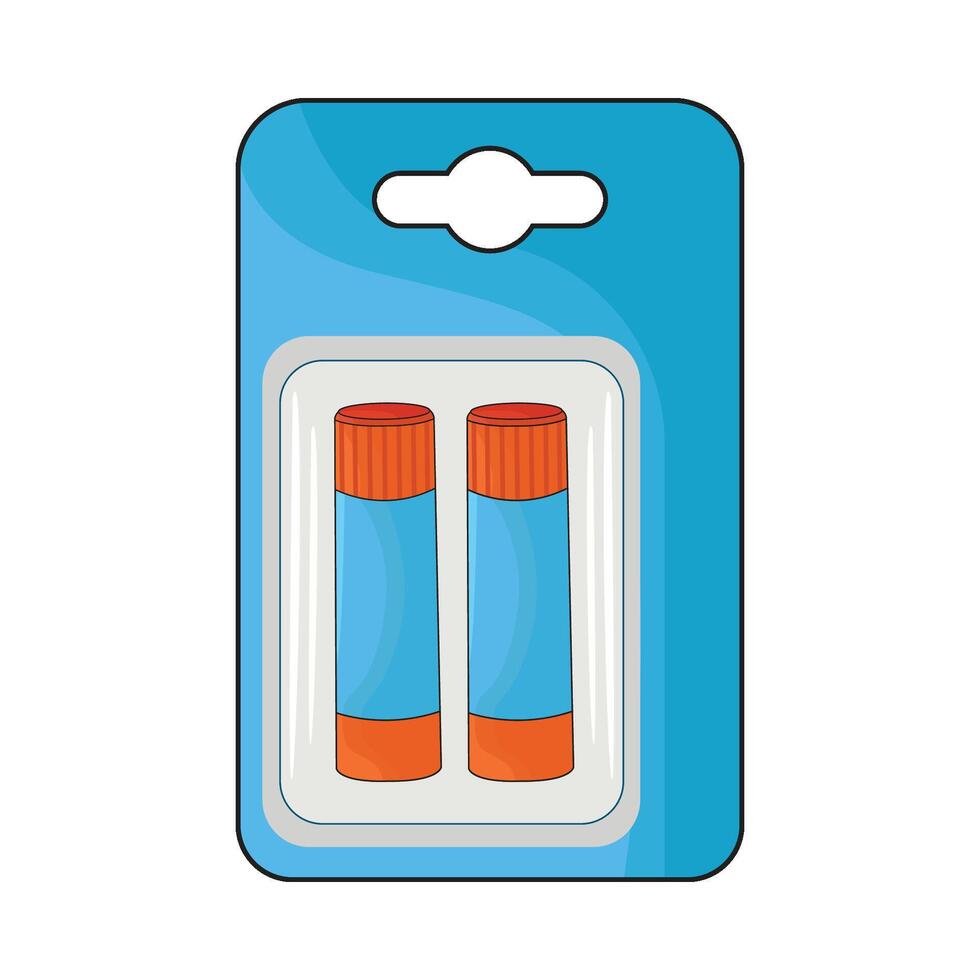 illustration of glue package vector