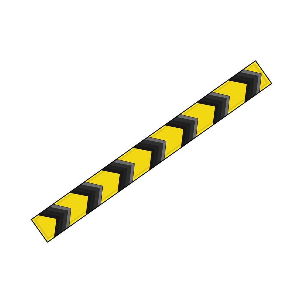 illustration of danger line vector