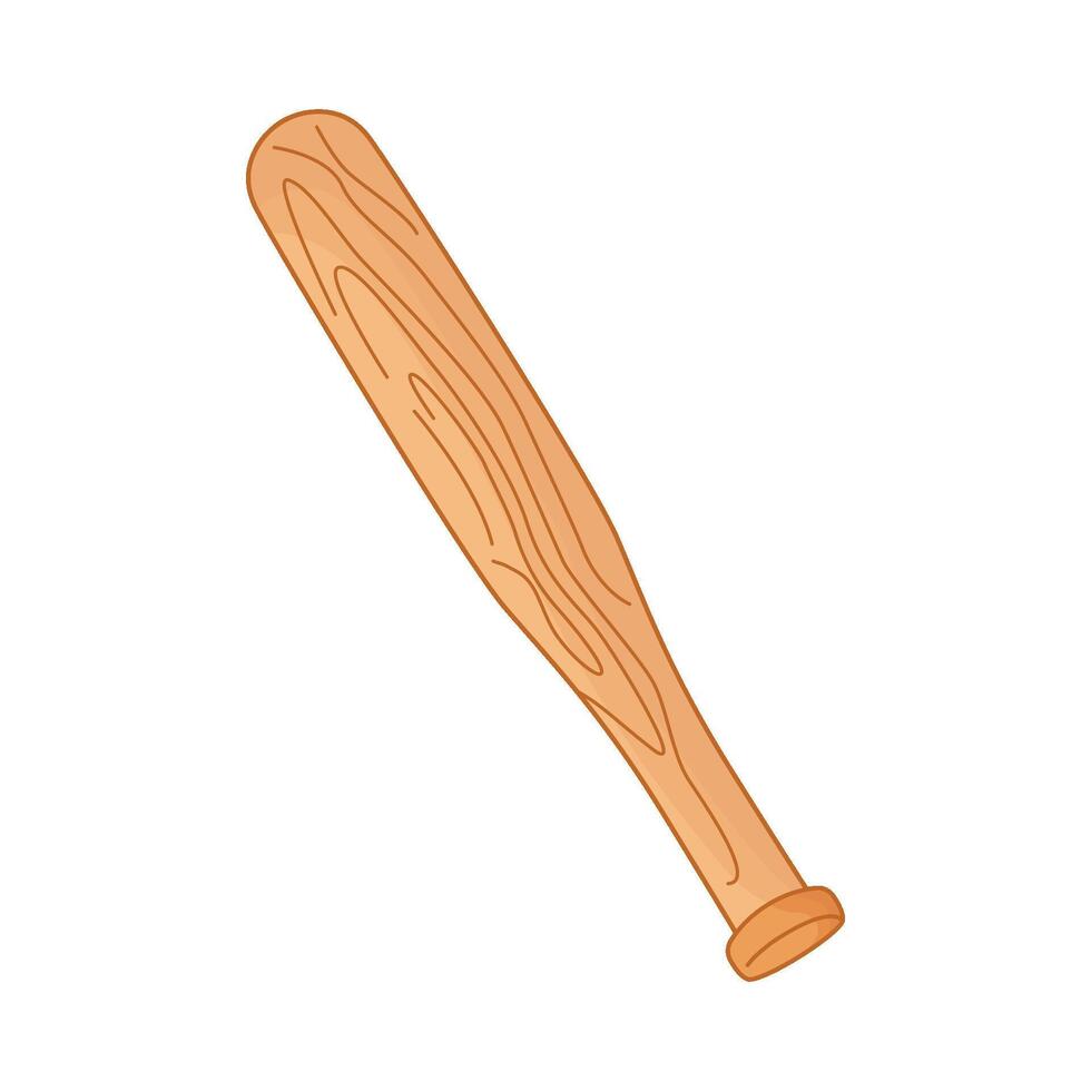 illustration of baseball bat vector