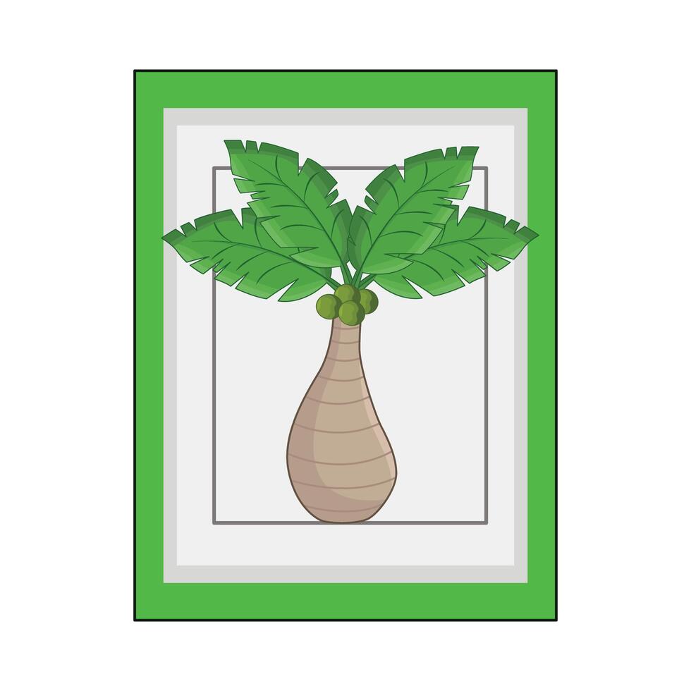 ilustración de palma vector