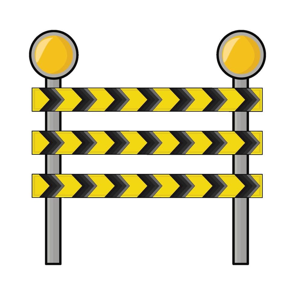 illustration of danger line vector