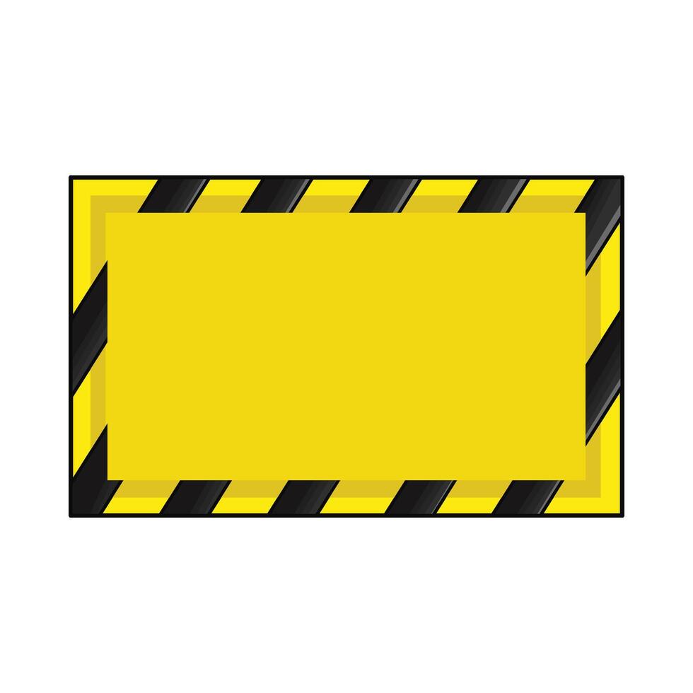 illustration of danger line vector