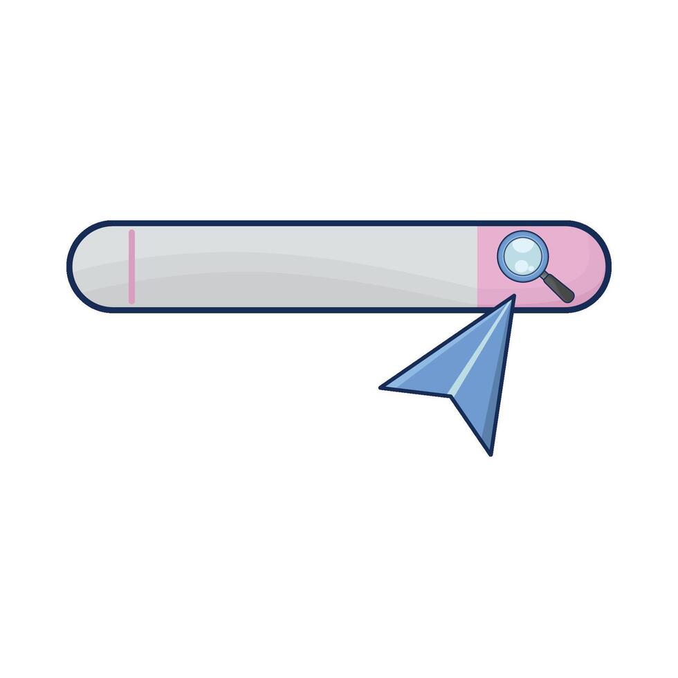 illustration of search bar vector