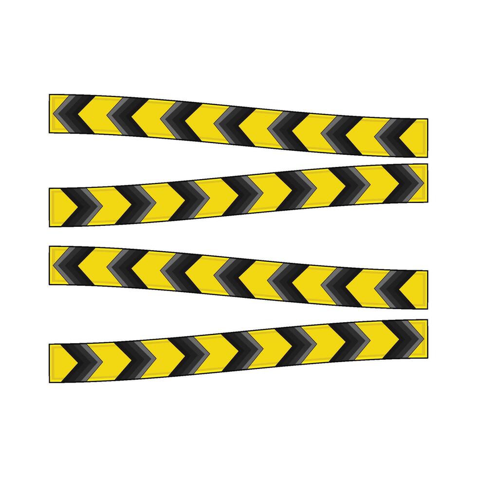 illustration of danger line vector