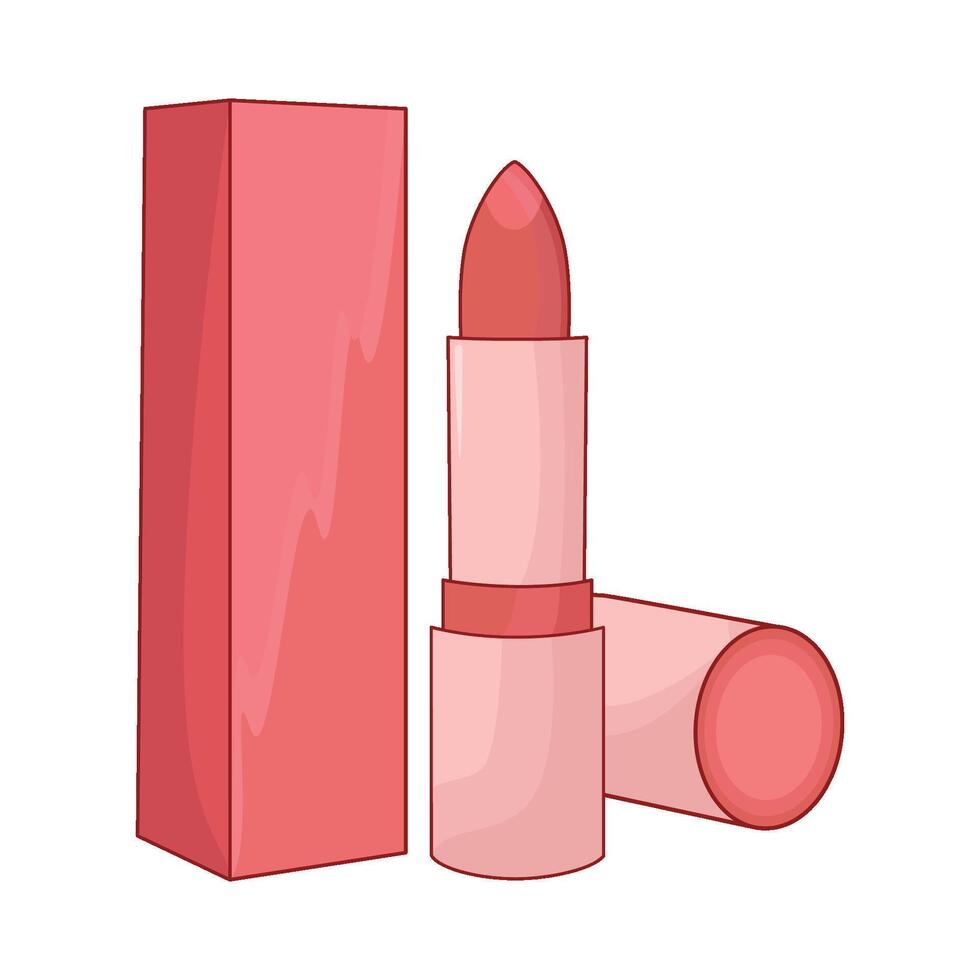 ilustración de lápiz labial vector