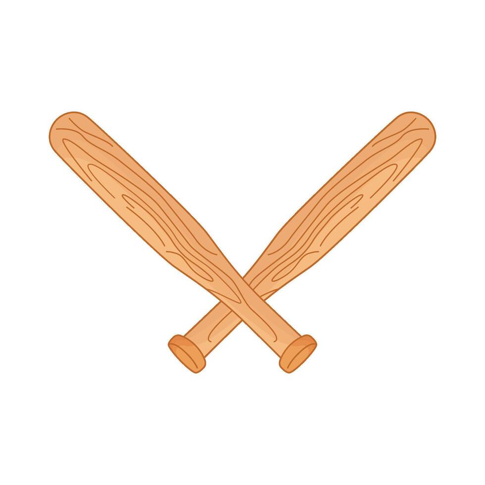 illustration of baseball bat vector