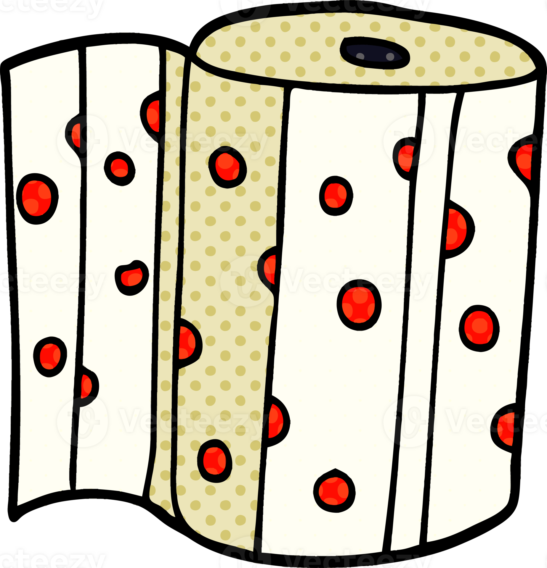 cartoon doodle kitchen roll 41144516 PNG