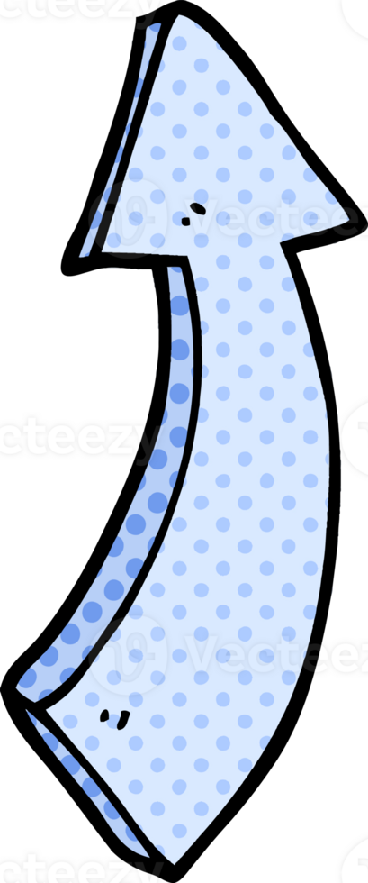 cartoon doodle pointing arrow png