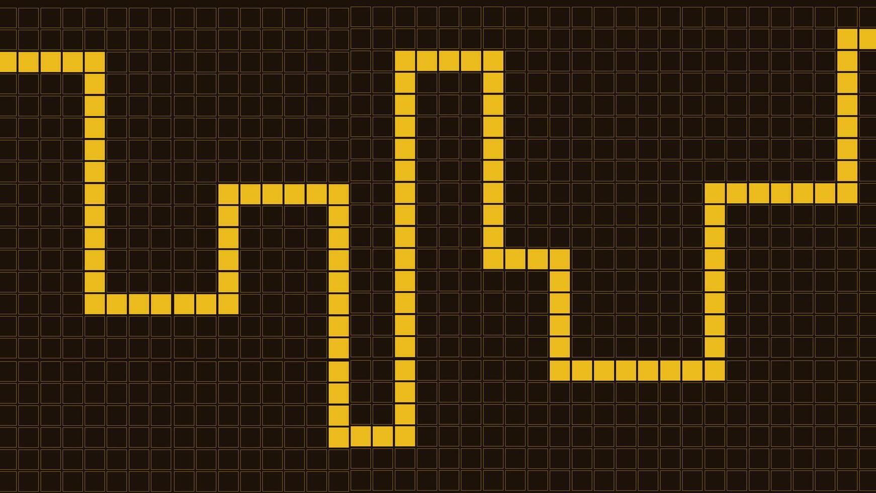 Abstract wavy line simple yellow block background. vector