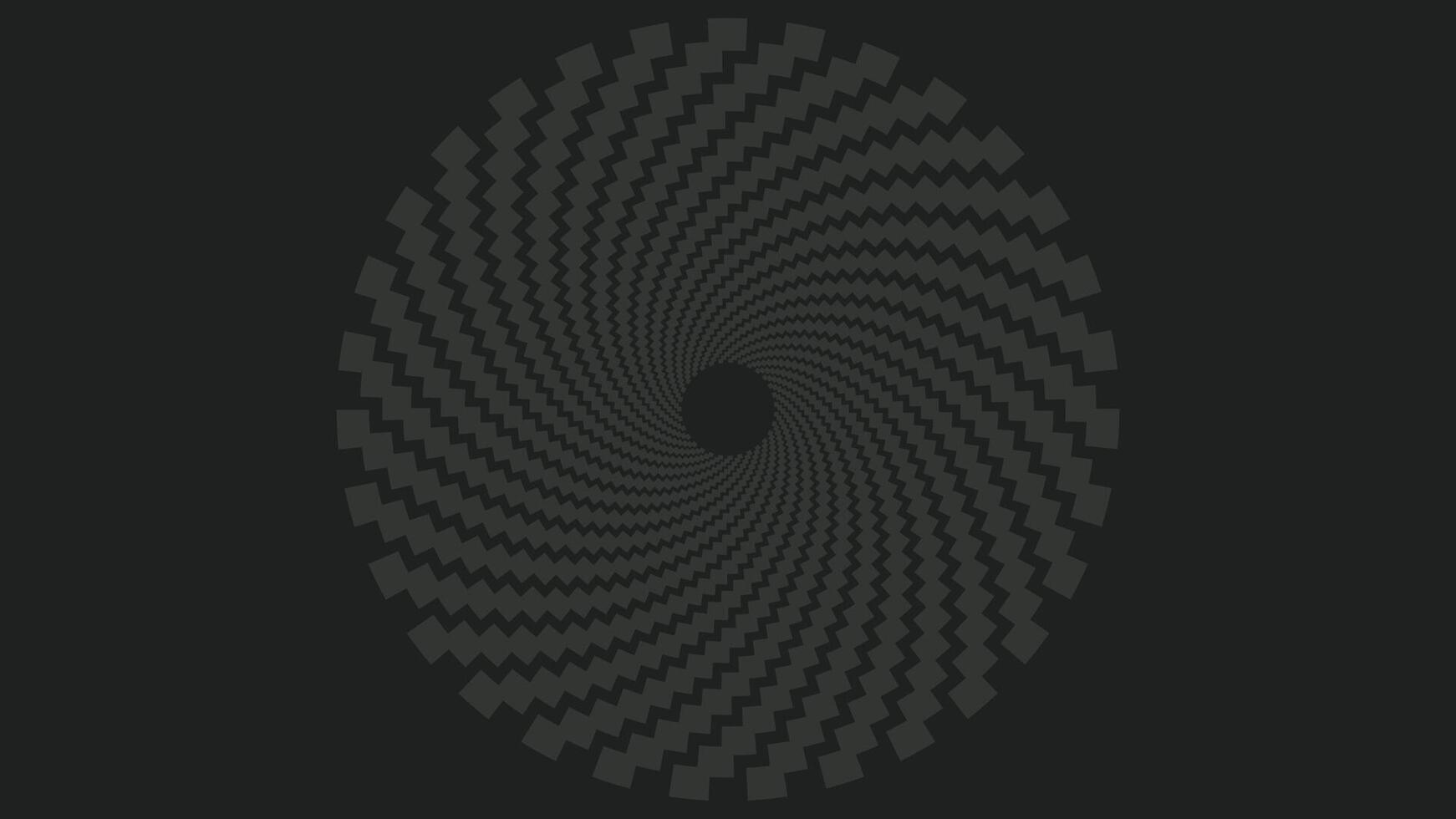 Abstract spiral dotted urgency round background. vector