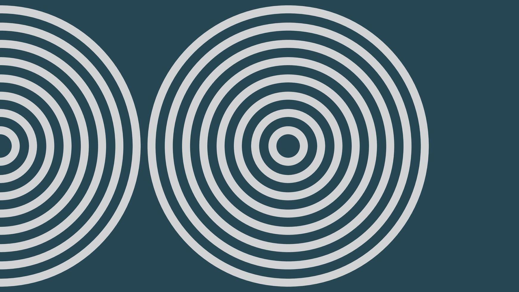 Abstract spiral dotted wavy line round urgency two color contrast  background vector