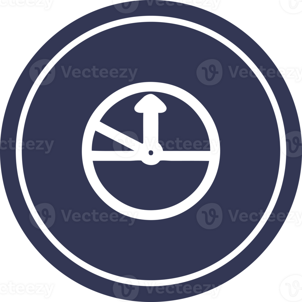 speedometer circular icon symbol png