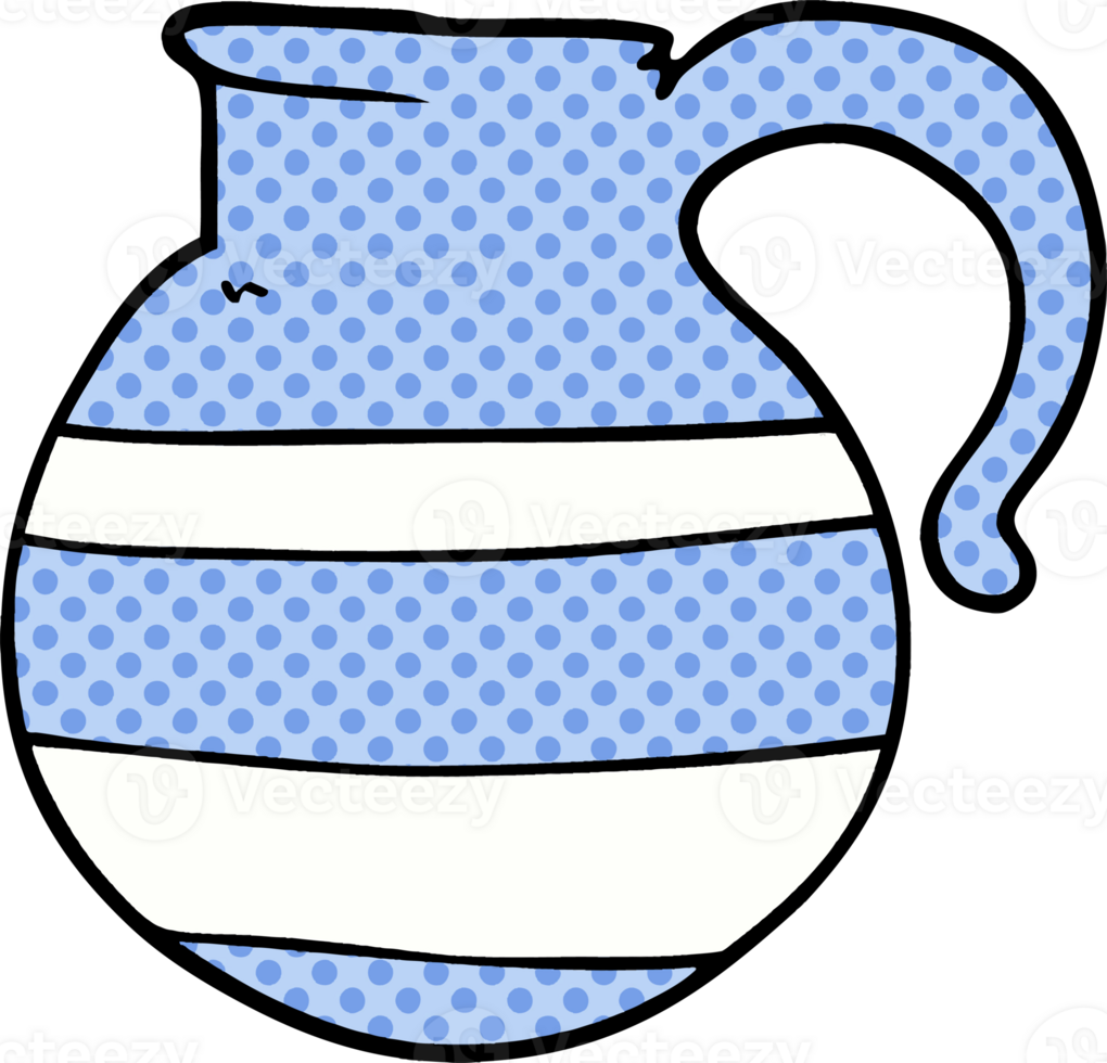 cartoon doodle of a jug png