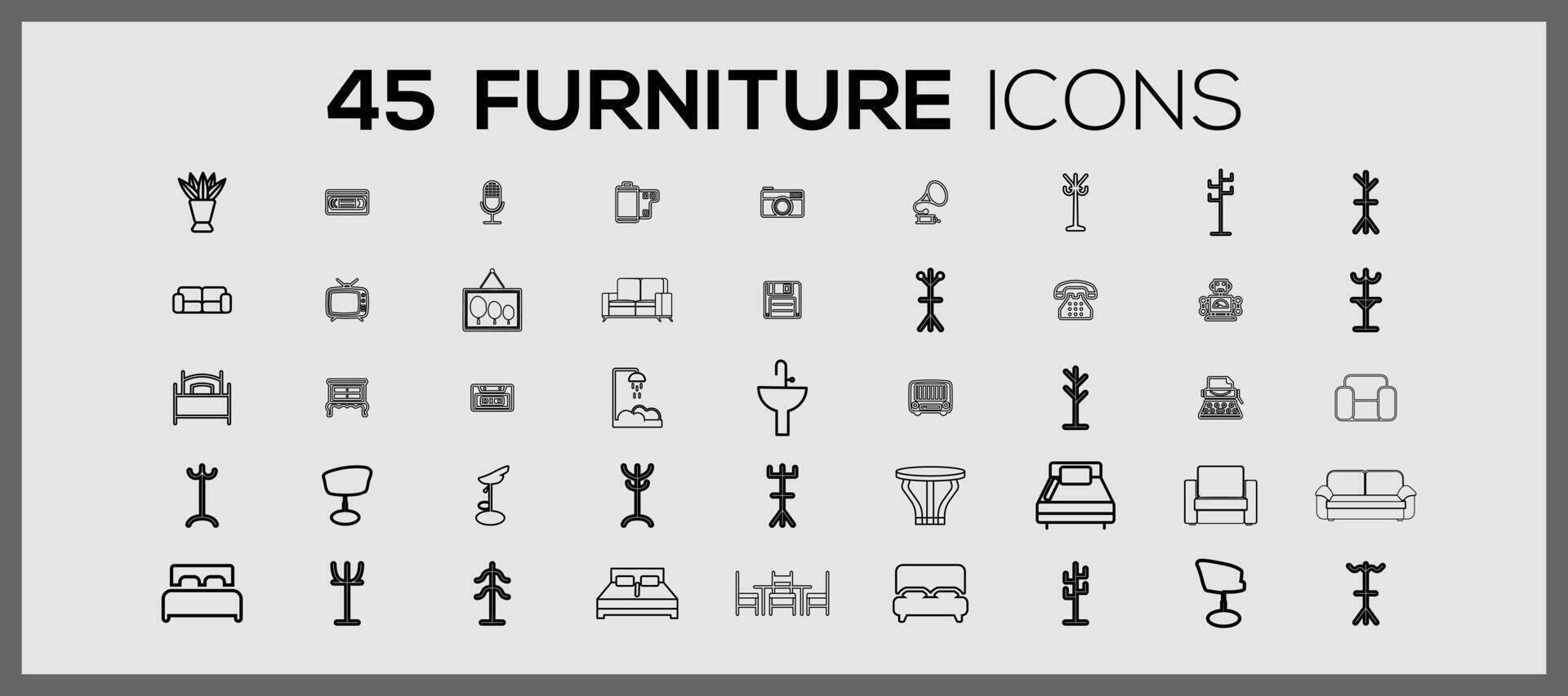 Factory icon pack, with outline icon style. Industrial buildings flat icon set. Plants and factories stickers icon set. vector