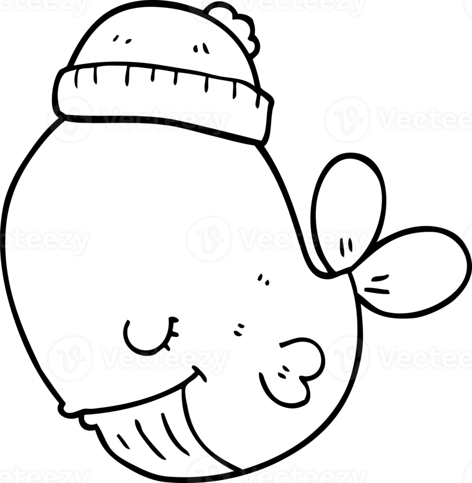 cartoon whale wearing hat png