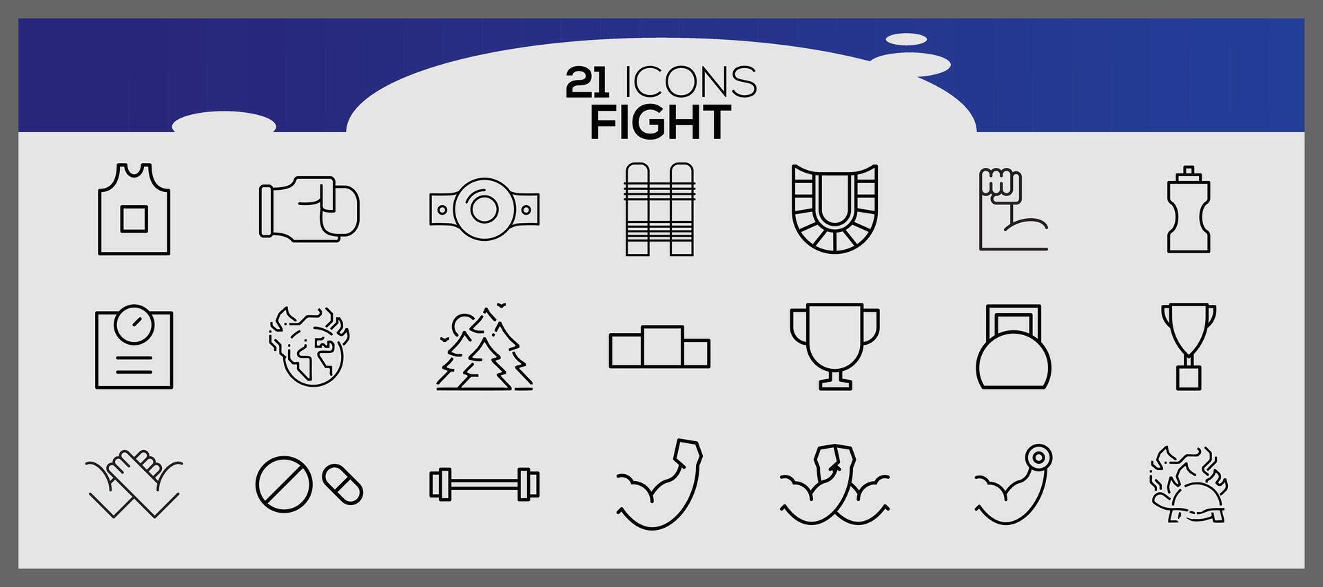Box isometric icons collection. Tattoo black white icons set. Icons about gymnastics. vector