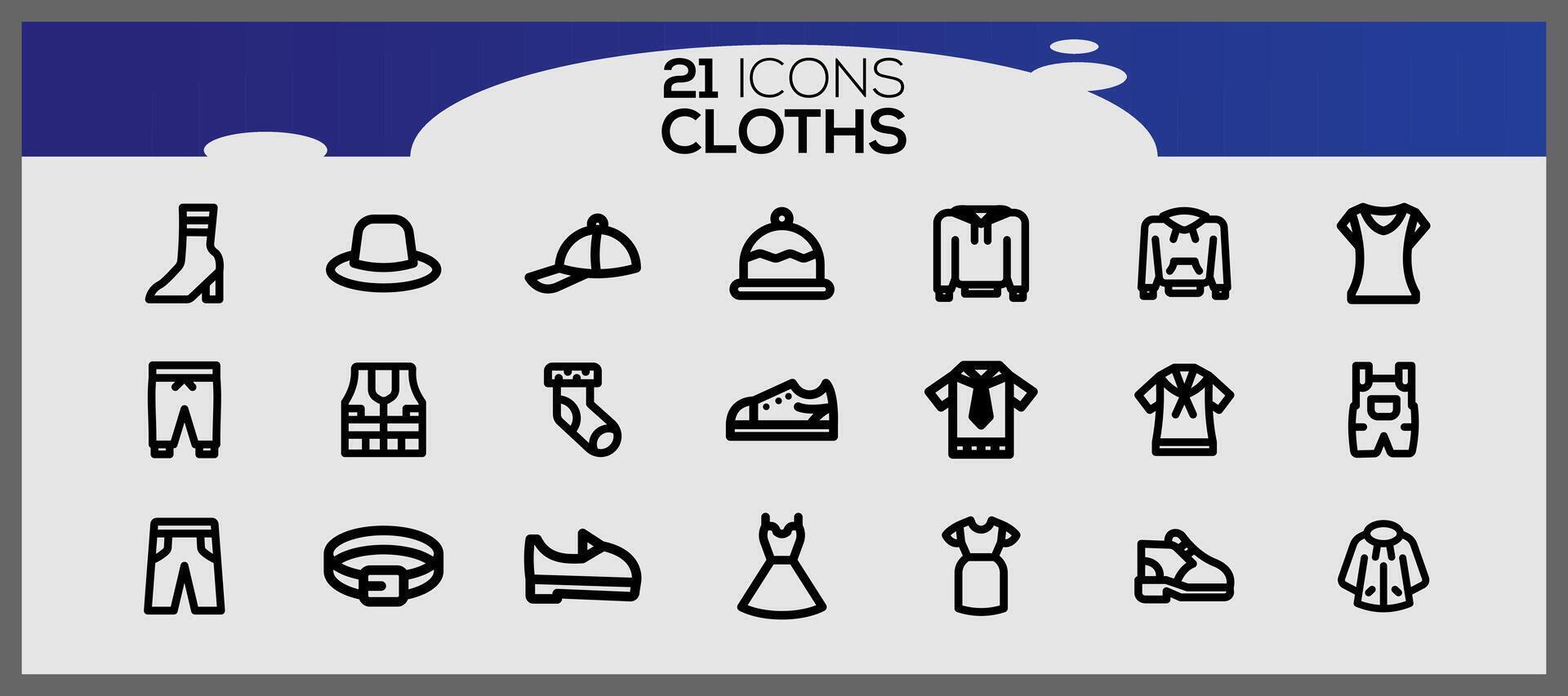 Washing icons and laundry symbols in flat style. Clean laundry and dryer service line icons. vector