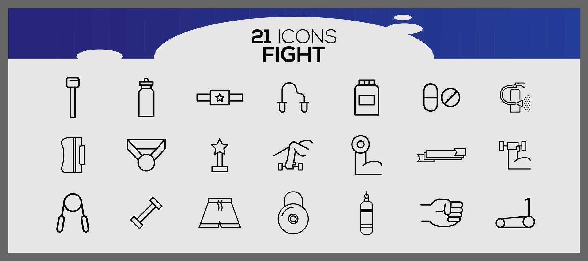 Box isometric icons collection. Tattoo black white icons set. Icons about gymnastics. vector