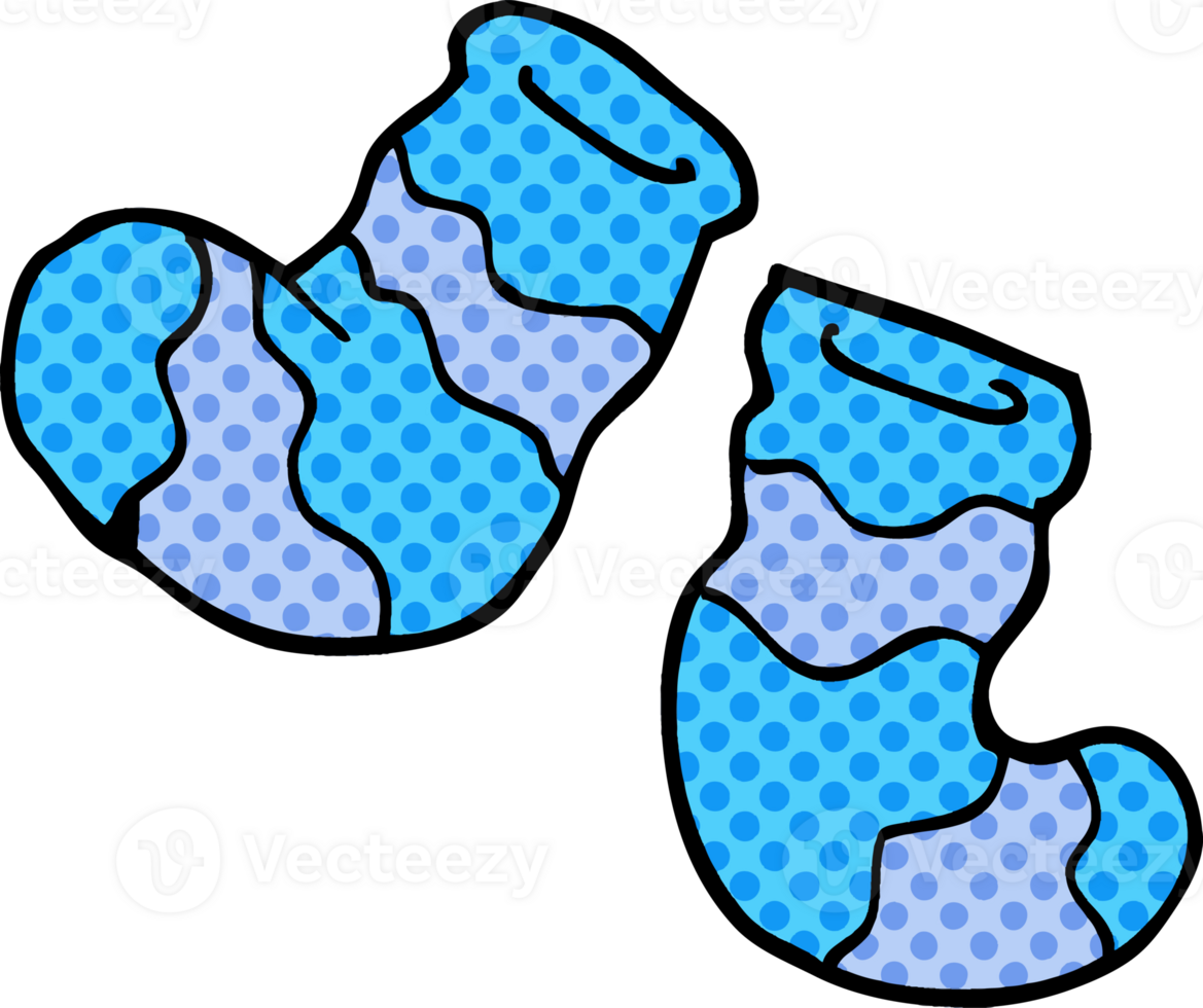 cartoon doodle socks png