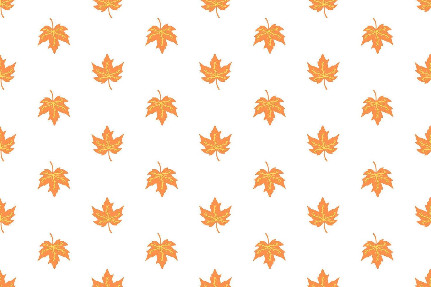 Pattern design with leaf motif vector