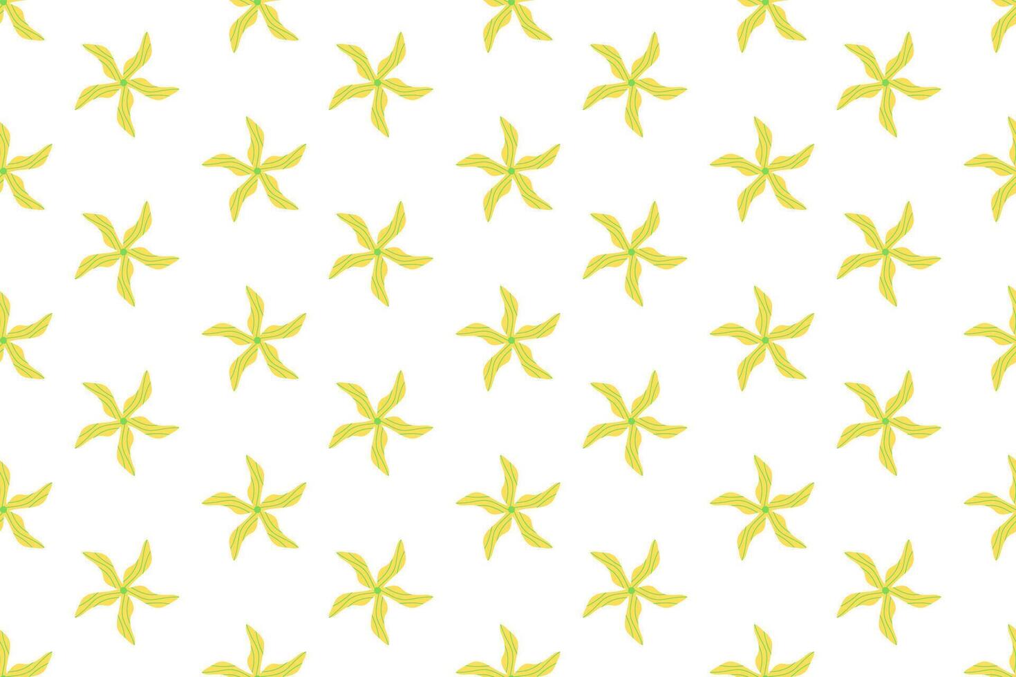 Flower pattern design in nature concept vector