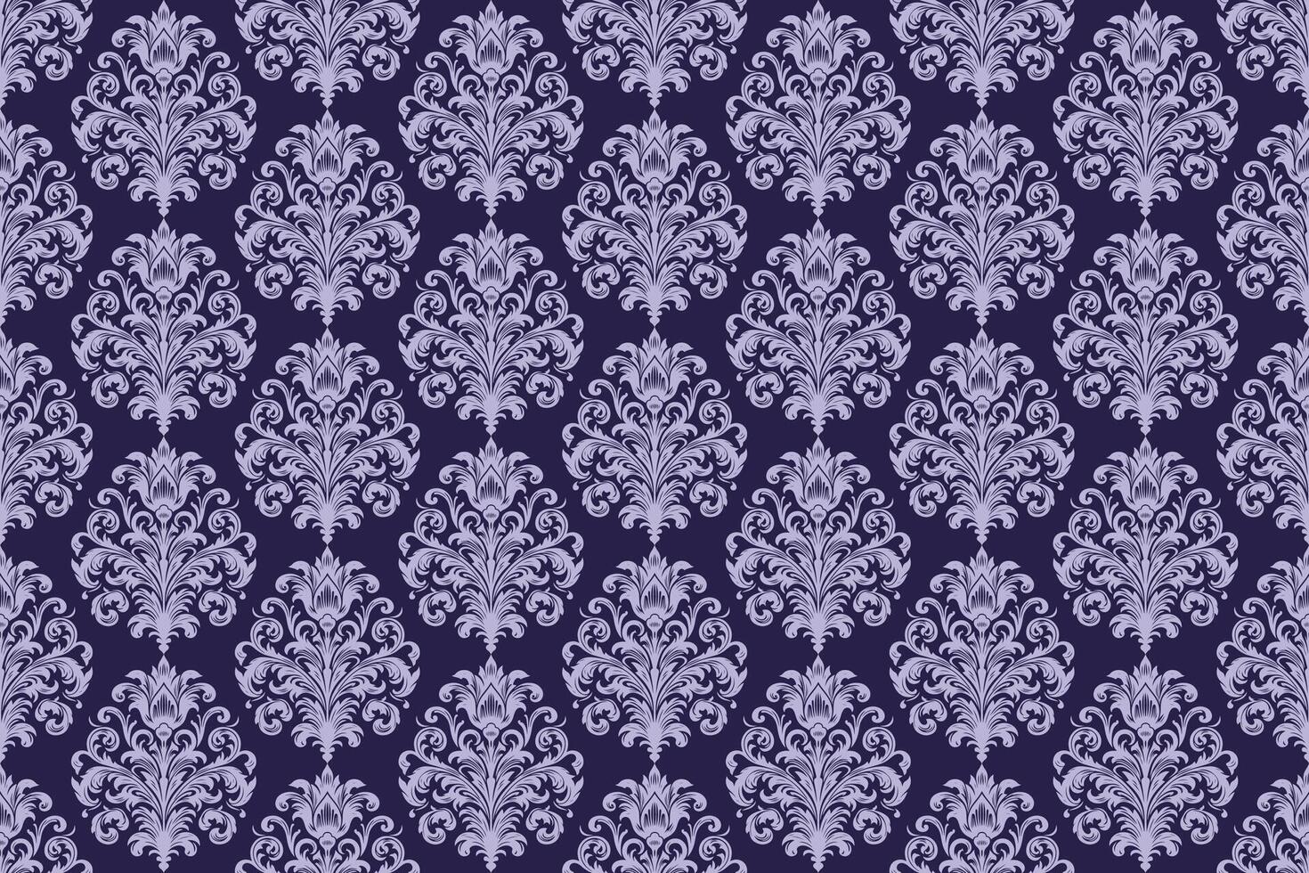 damasco tela textil sin costura modelo texturizado antecedentes lujo decorativo ornamental floral Clásico estilo. cortina, alfombra, fondo de pantalla, ropa, envase, textil vector
