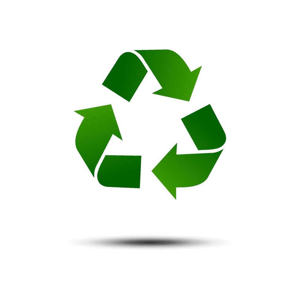 Recycle Recycling Icon Vector Logo Template Illustration Design EPS 10.