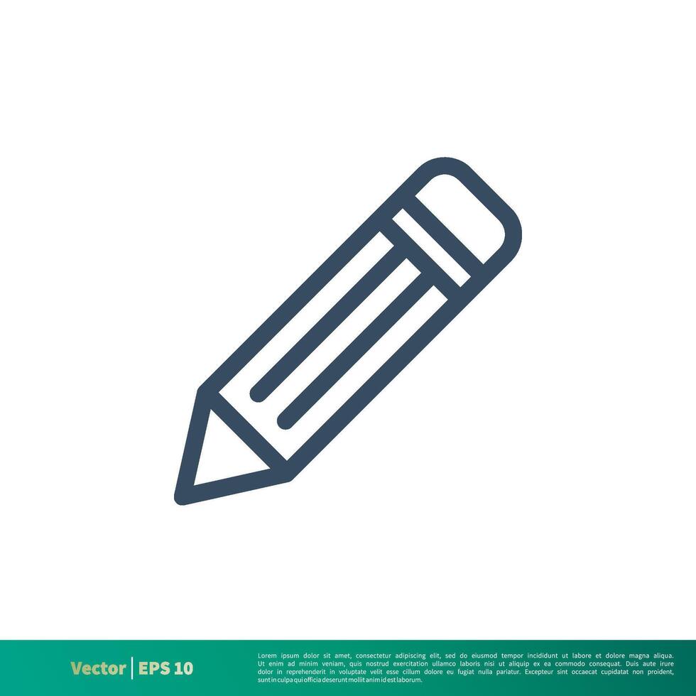 Pencil - Education Icon Vector Logo Template Illustration Design. Vector EPS 10.