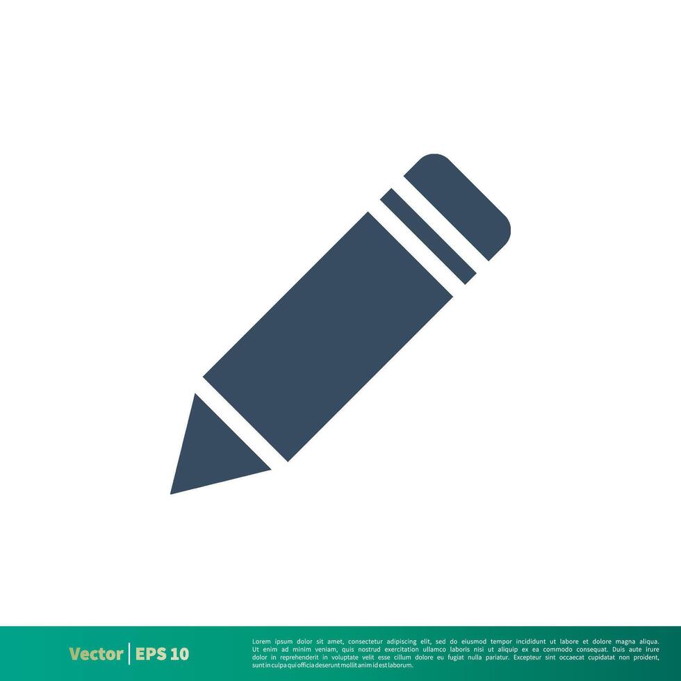 Pencil - Education Icon Vector Logo Template Illustration Design. Vector EPS 10.