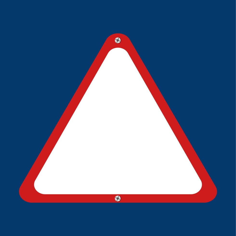 red stop road sign isolated on background vector