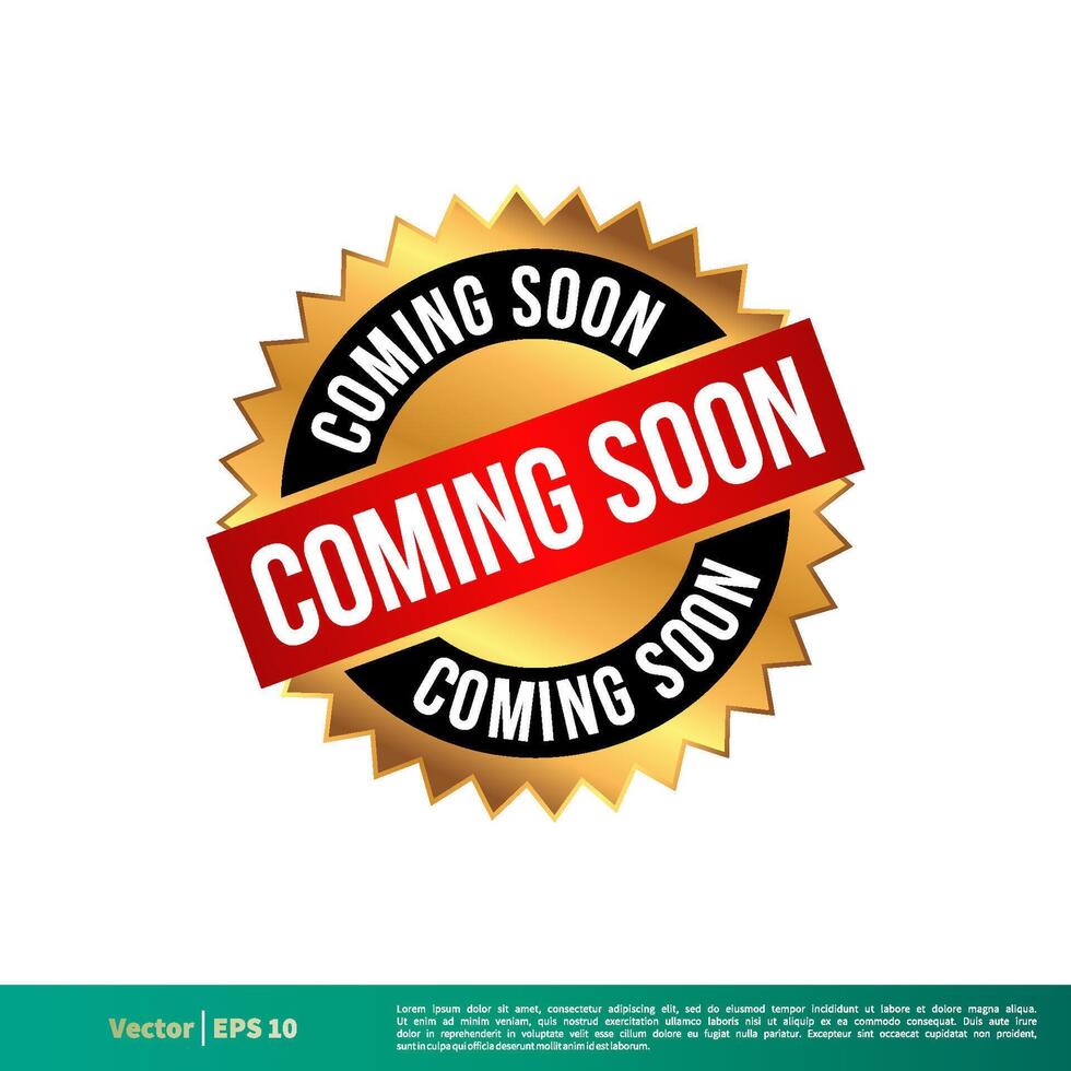 Coming Soon Vector Banner Template Illustration Design. Vector EPS 10.